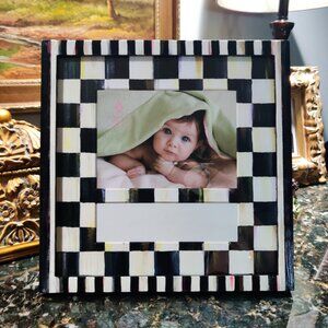 Designer Inspired Courtly Check Picture / Photo Frame Decor DIY Multicolor